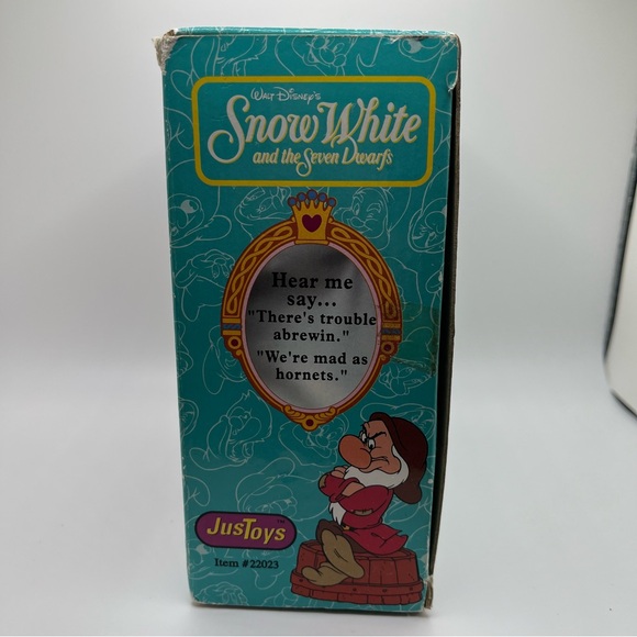 Walt Disney Snow White and the Seven Dwarfs Just Toy Talk Ems Grumpy (NO SOUND) - Picture 4 of 7